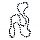 Black Beads Necklace