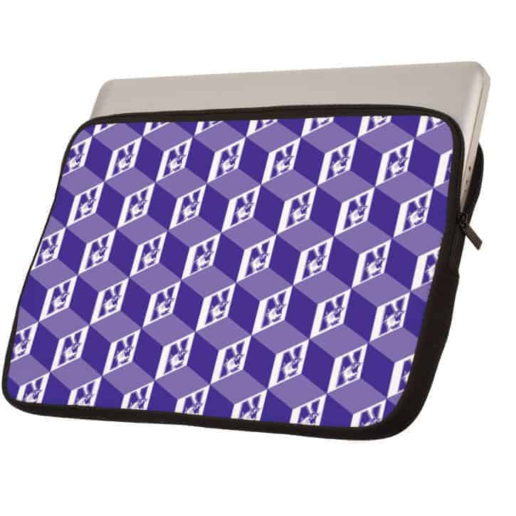 Northwestern Wildcats Full Color Neoprene 13" Laptop Sleeve