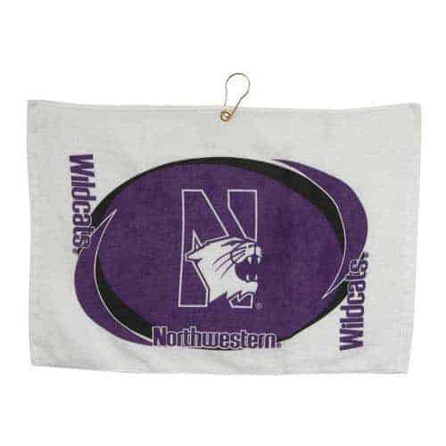 Northwestern Wildcats Printed Golf/Face Towel