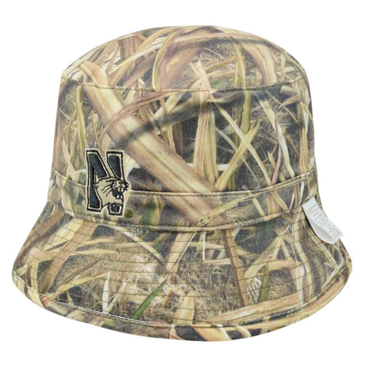 Northwestern Wildcats Camo/Tan Reversible Floppy/Bucket Hat with N-Cat Design