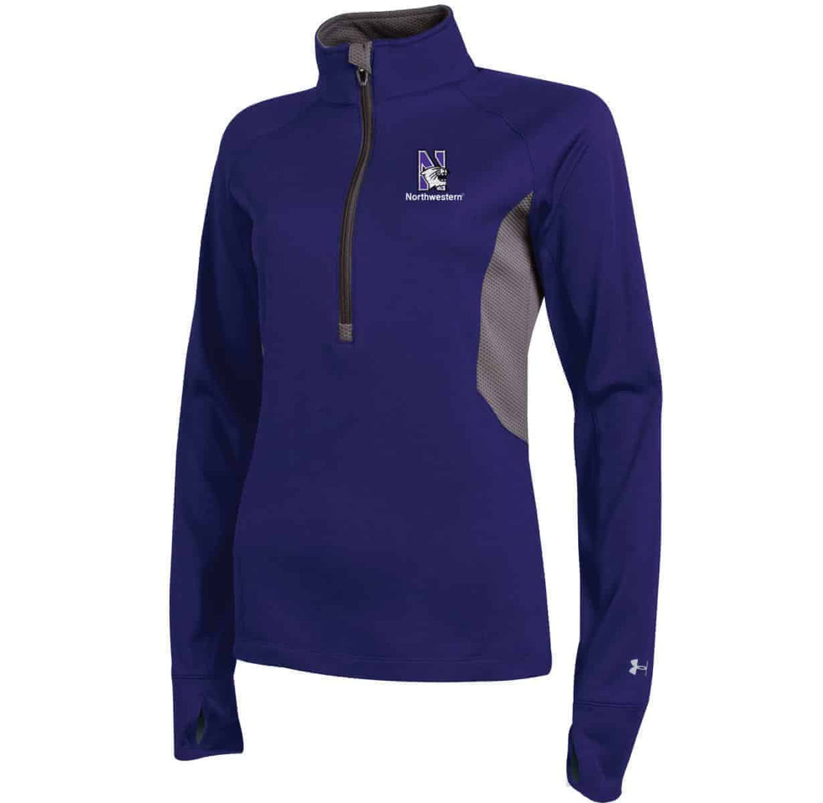 Northwestern University Wildcats Under Armour Ladies Purple Capture Half Zip