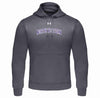 Northwestern University Wildcats Under Armour Graphite Fleece Hood with Printed Arched Northwestern Design