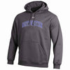 Northwestern University Wildcats Under Armour Graphite Fleece Hood with Printed Arched Northwestern Design