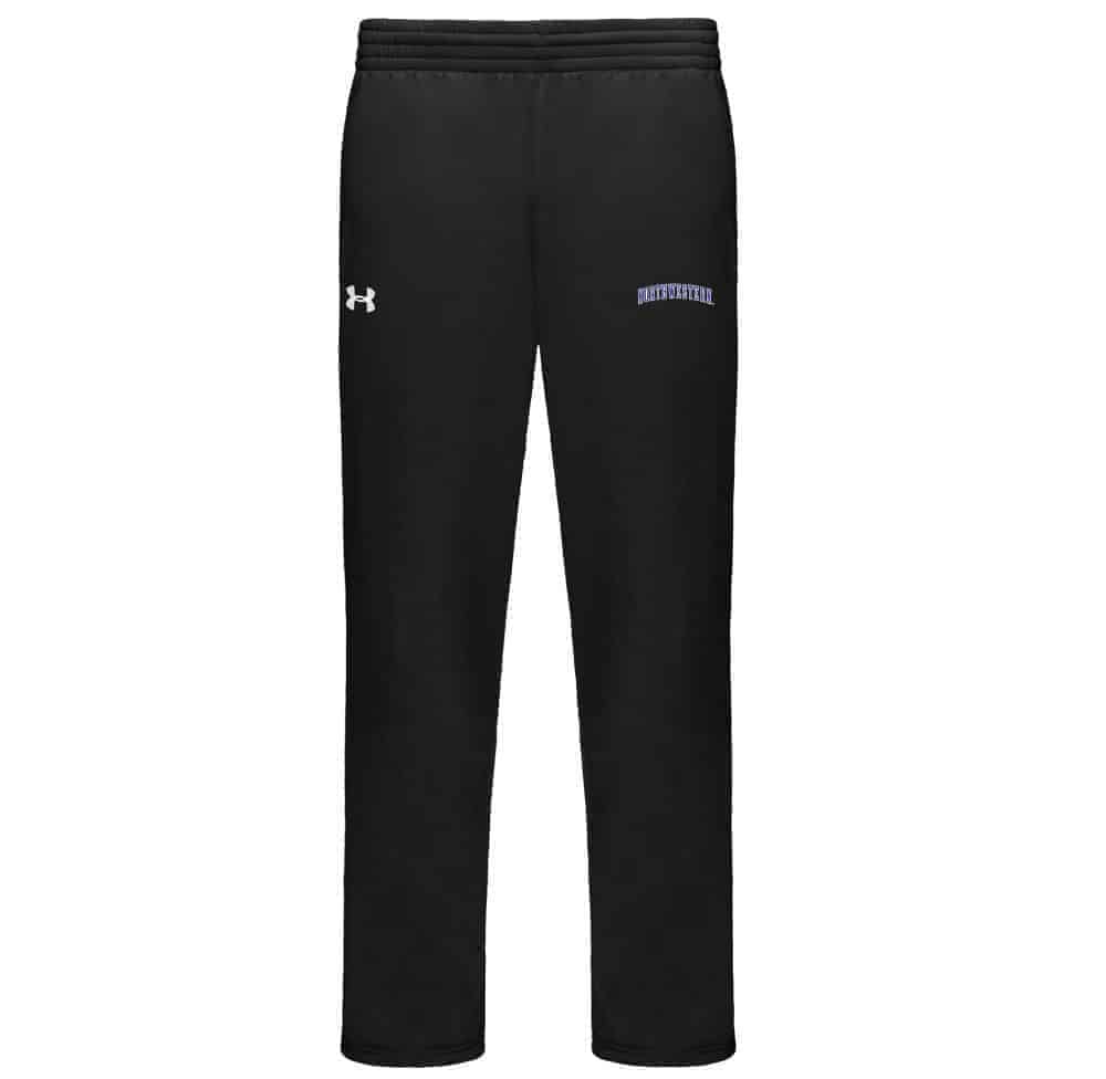 Northwestern University Wildcats Under Armour Fleece Pant with Printed Arched Northwestern Design