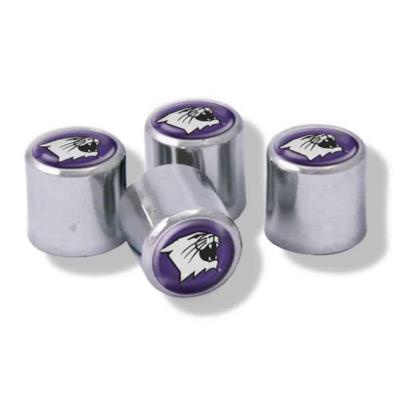 Northwestern Wildcats Valve Stem Caps