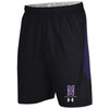 Northwestern University Wildcats Men's Under Armour Sideline Black Pinnacle Woven Short