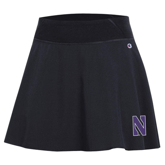 Northwestern University Wildcats Women’s Champion Football Fan Black Skirt with N Design