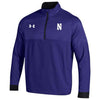 Northwestern University Wildcats Men’s Sideline Under Armour Mastermind Purple Woven 1/4 Zip