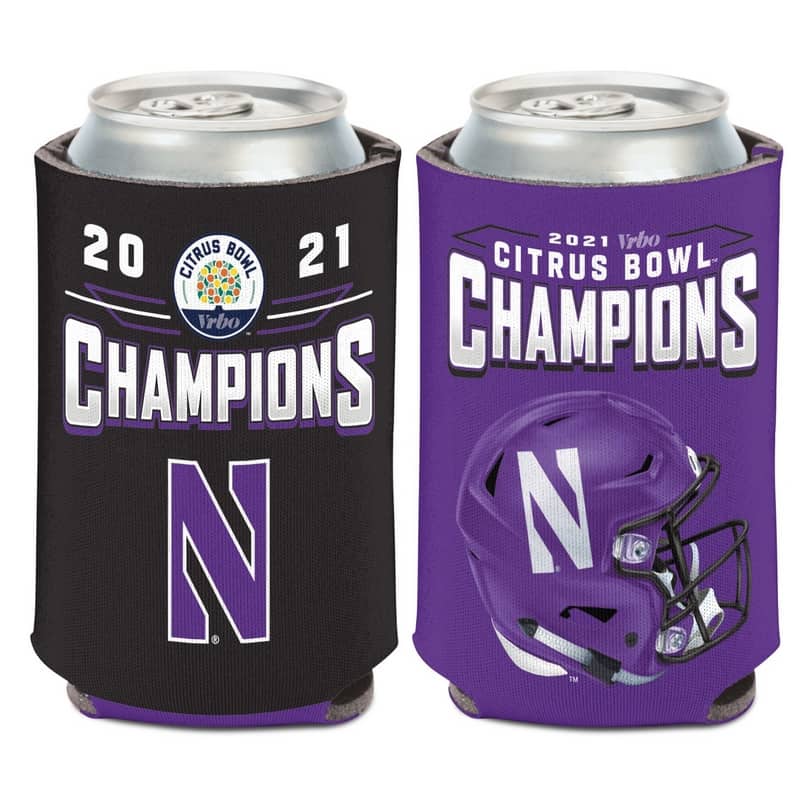 Northwestern University Wildcats Citrus Bowl 2021 Champions 12 oz. Can Coolers