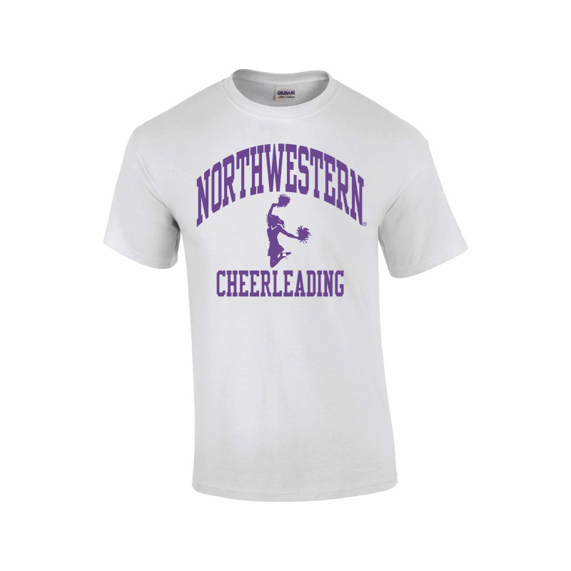 Northwestern Wildcats Youth White Short Sleeve Tee Shirt with ...