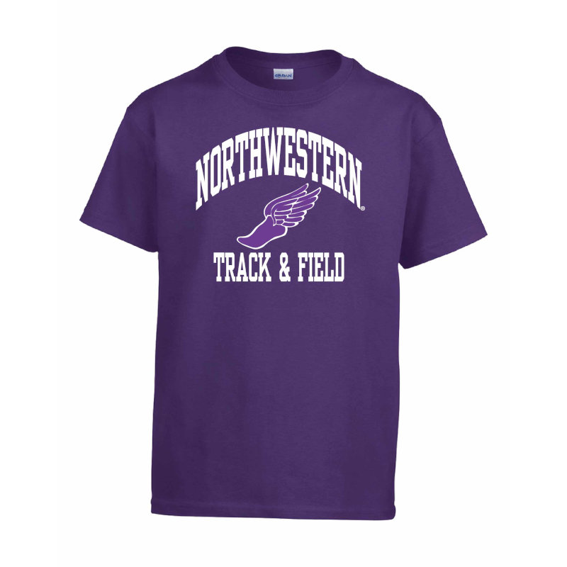 Tuff Athletics T- Shirt S Purple Grey
