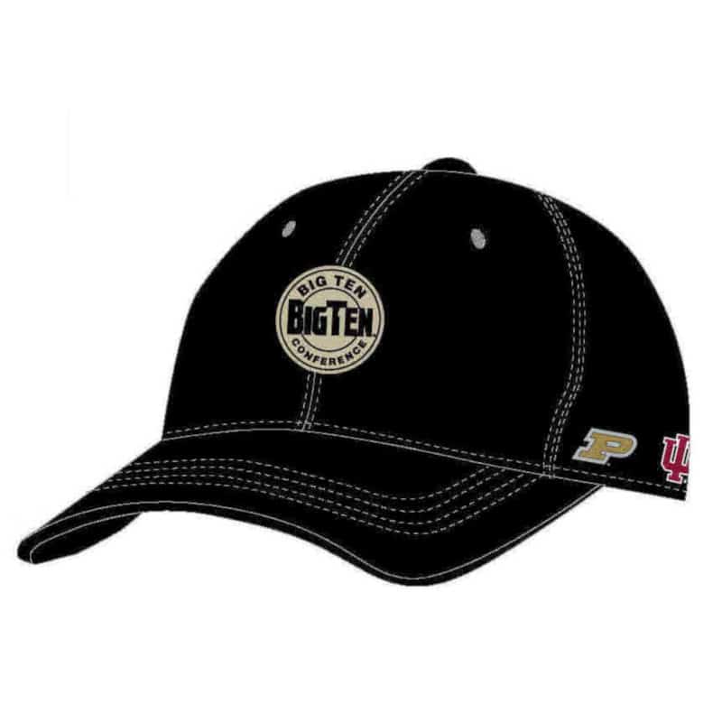 Northwestern Wildcats Black Vintage Big Ten Hat