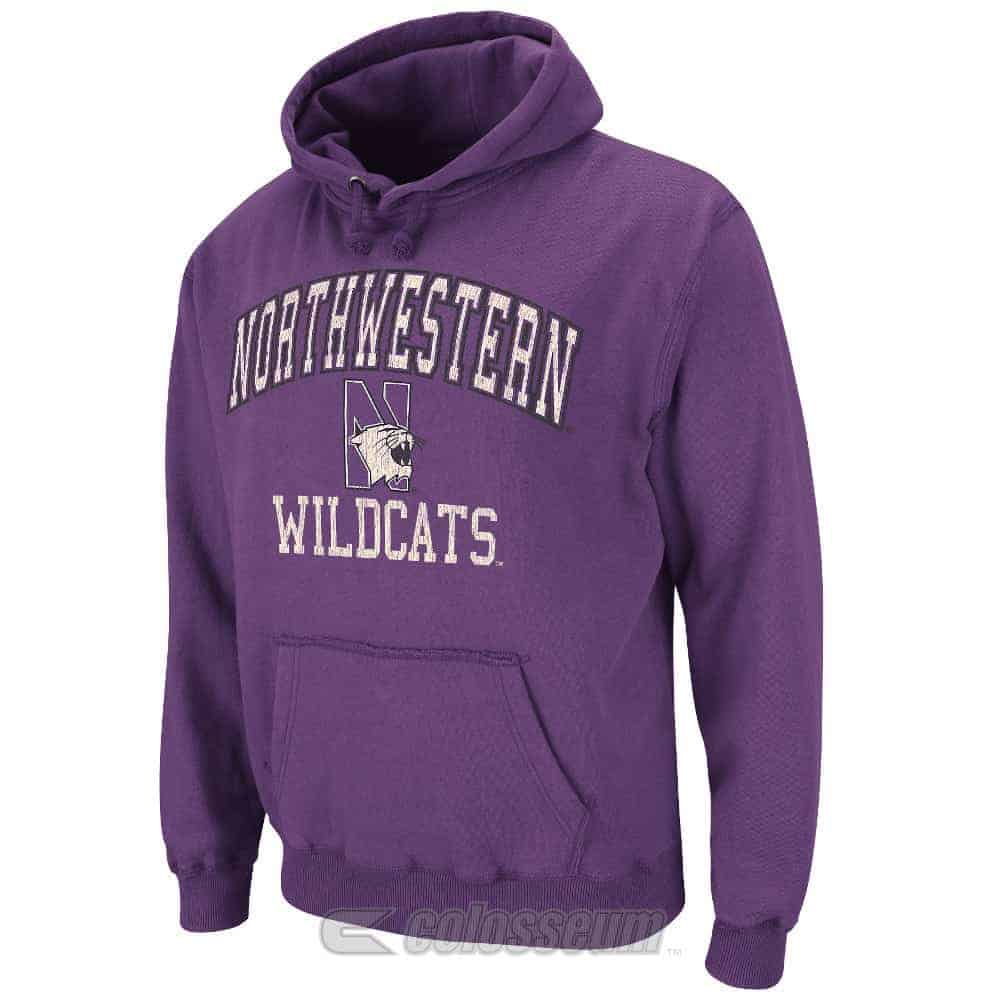 Northwestern Wildcats Colosseum Men's Purple Outlaw Pullover Hoodie