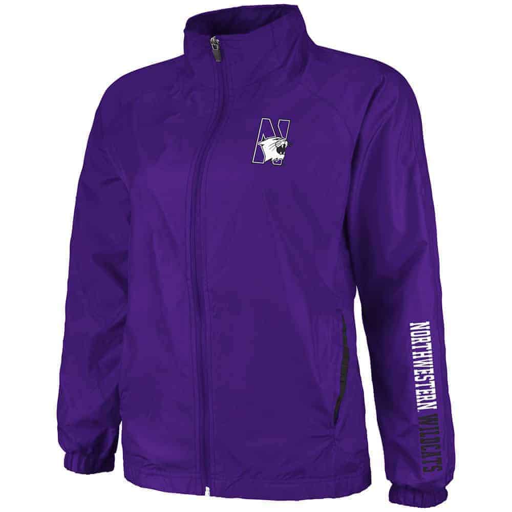 Northwestern Wildcats Colosseum Women's Purple Breeze Jacket