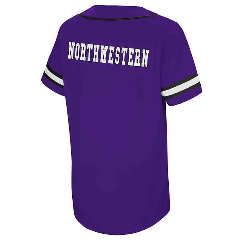 Northwestern University Wildcats Colosseum Men's Purple Athletic Machine  Hockey Jerseywith N-Cat Design