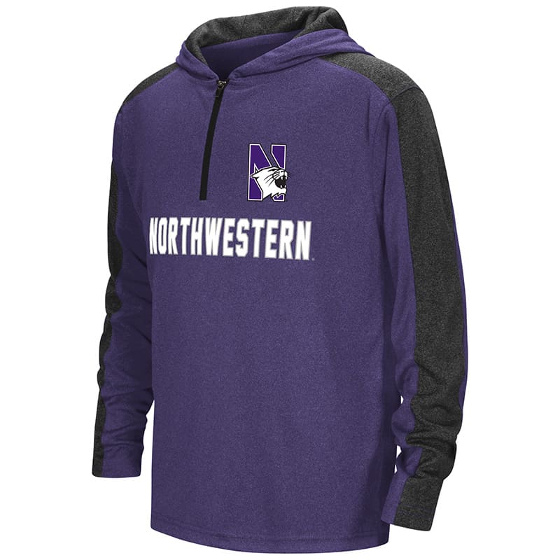 Northwestern University Wildcats Colosseum Youth Heather Purple ...