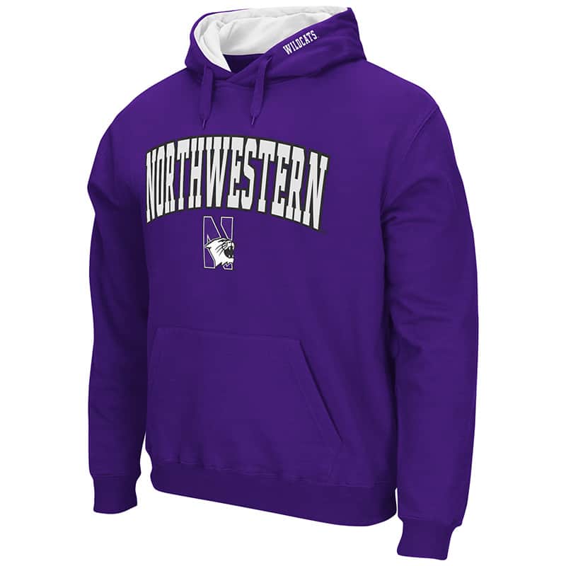 Northwestern University Wildcats Colosseum Men's Purple VF Pullover ...