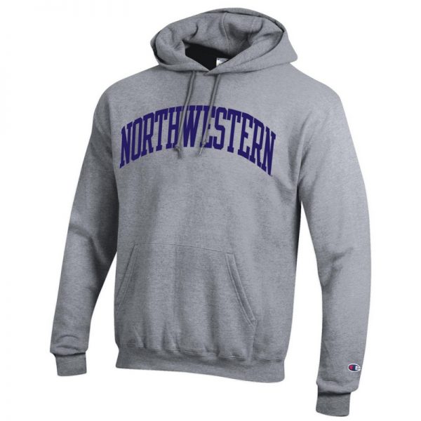 Northwestern University Wildcats Men's Heather Grey Champion Eco ...