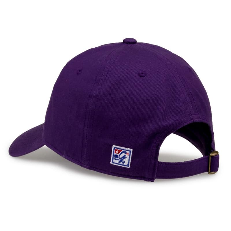 Northwestern University Wildcats Unconstructed Purple Cotton Twill Hat with  Mom Bar Design