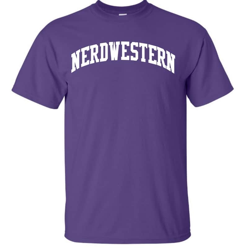 Adult Purple Short Sleeve Tee Shirt with 