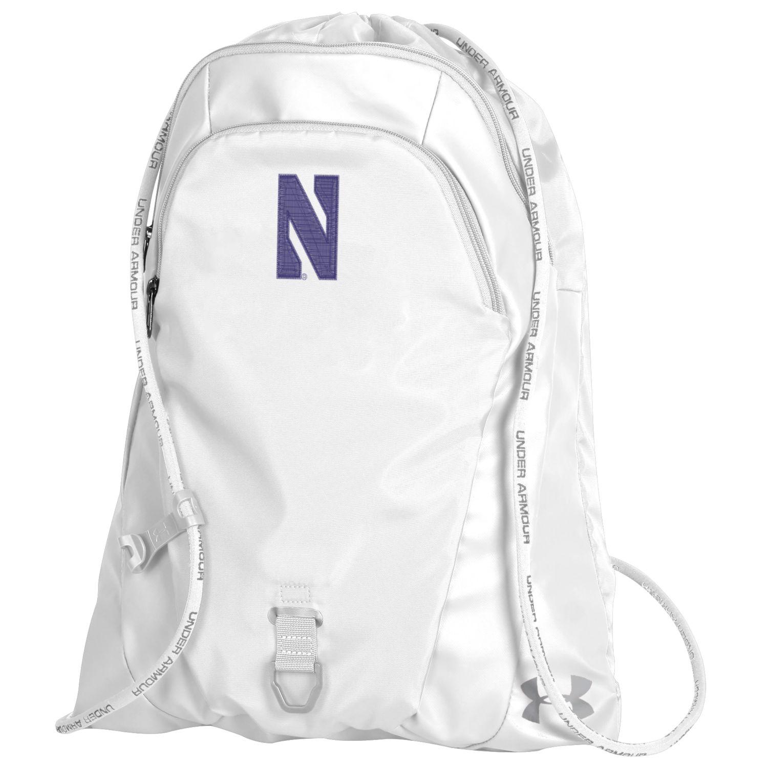 Northwestern University Wildcats Under Armour Undeniable Summit White Sack  Pack