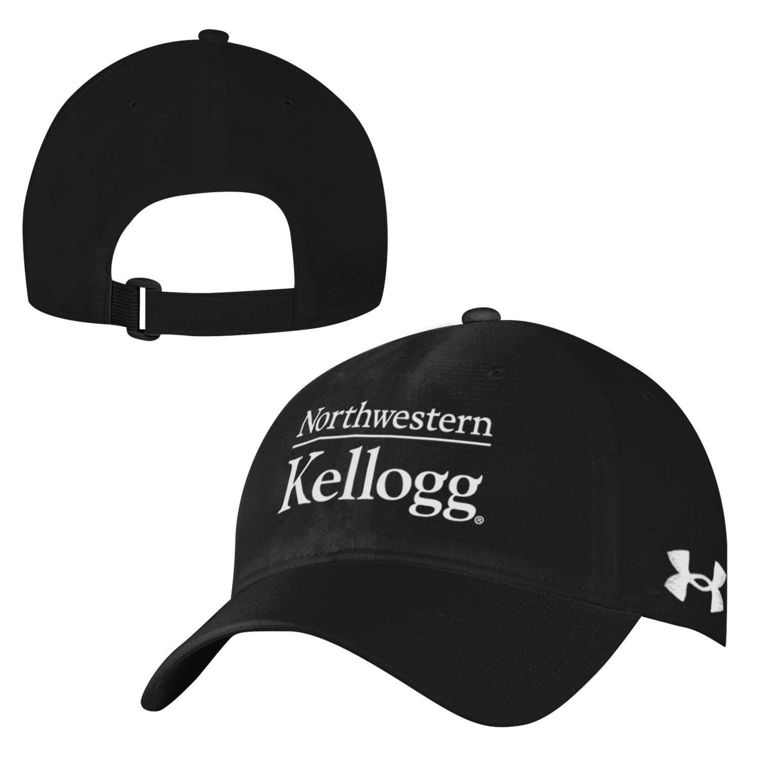 Kellogg Under Armour Men's Black Airvent 2.0 Adjustable Hat