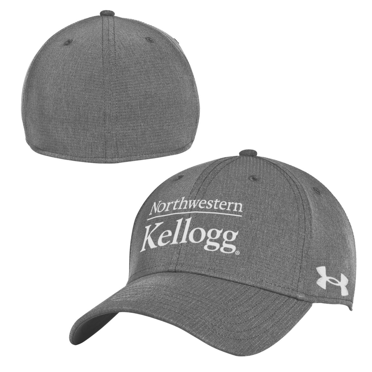 Kellogg Under Armour Men's Graphite Airvent 2.0 Stretch Fit Hat