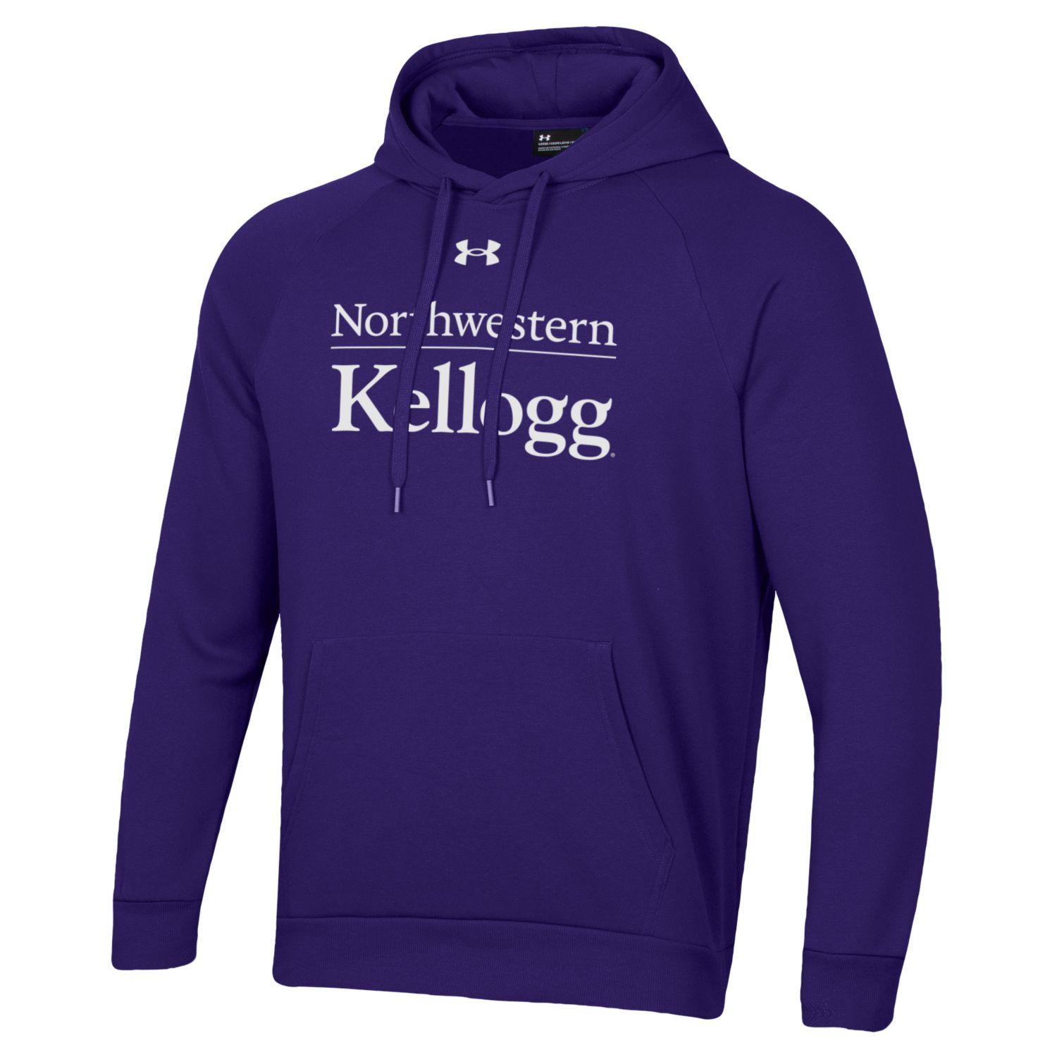 uformel Forberedelse Politistation Kellogg Men's Purple All Day Fleece Hooded Sweatshirt